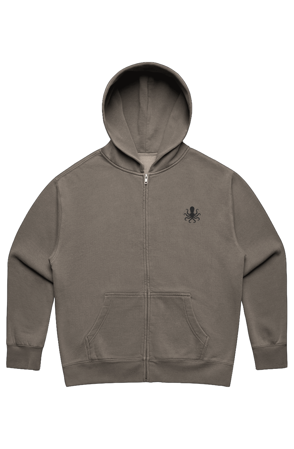 The Regent Premium Heavy Relaxed Faded Zip Hood