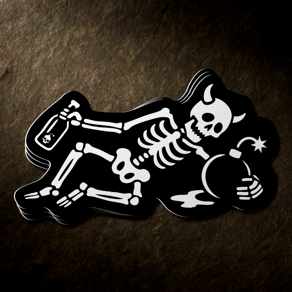 Blackout Murphy - 2.5" Sticker (Free Shipping)