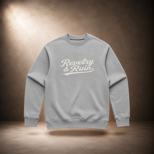 Retro Logo Embroidered Crewneck (Mens/Uni-sex)