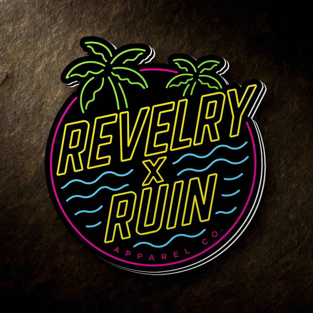 Blackout Beach - 3" Sticker (Free Shipping)