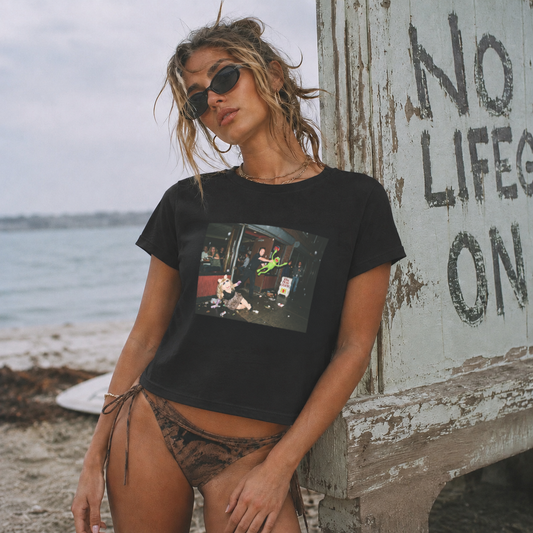 The Hog Crank | Women's Cropped Tee