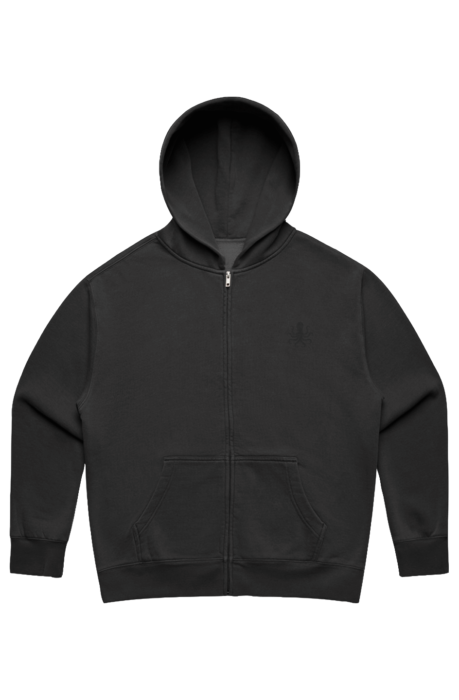 The Regent Premium Heavy Relaxed Faded Zip Hood