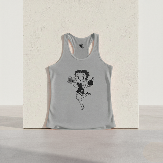 Bouncing Betty - Vintage Racerback Tank (Free shipping!)