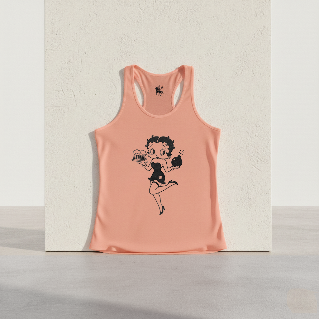 Bouncing Betty - Vintage Racerback Tank (Free shipping!)