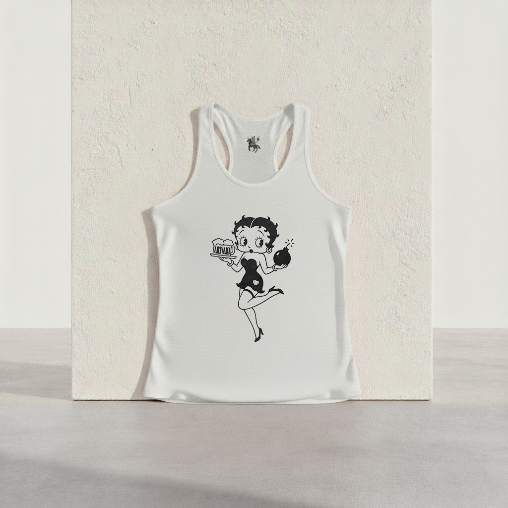 Bouncing Betty - Vintage Racerback Tank (Free shipping!)