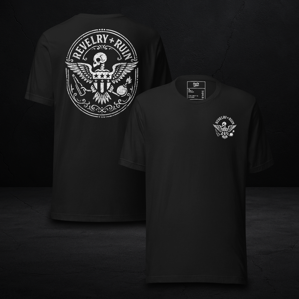 Eagle Bomb and Beer III Classic Distressed T-Shirt