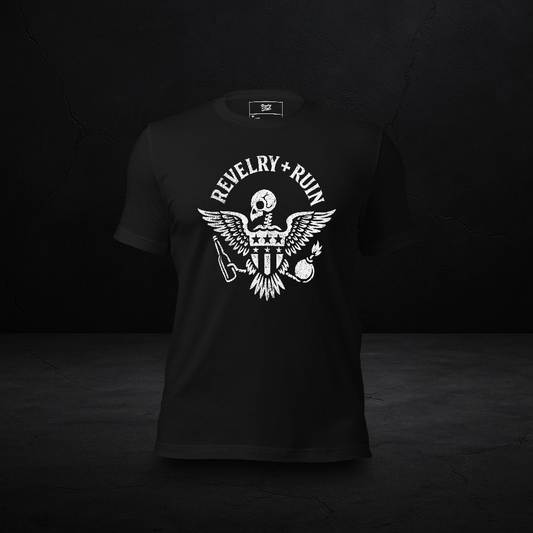 Eagle Bomb and Beer II Classic Distressed T-Shirt