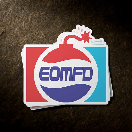 EOMFD - Retro 2.5" Sticker (Free Shipping)