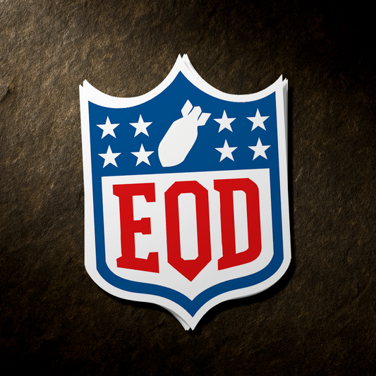 Undrafted - NFL Inspired 2.5" EOD Sticker (Free Shipping)