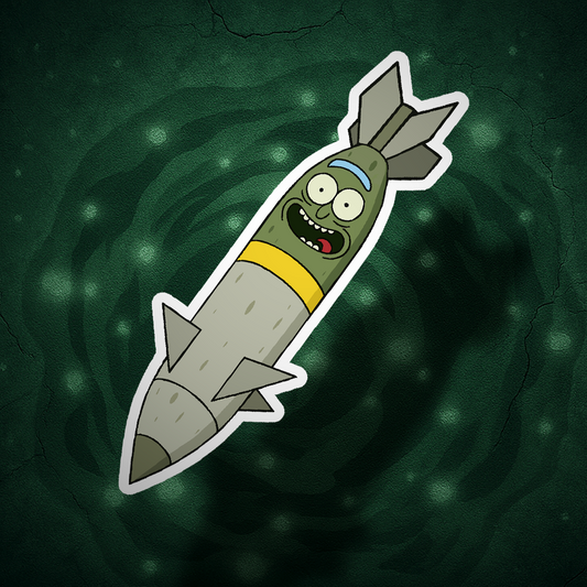 Pickle Bomb Limited Edition - 3" Sticker (Free Shipping)