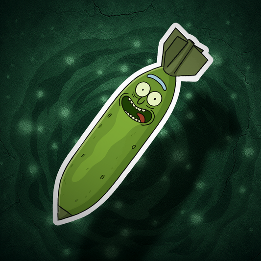 Pickle Bomb 2 Limited Edition - 3" Sticker (Free Shipping)