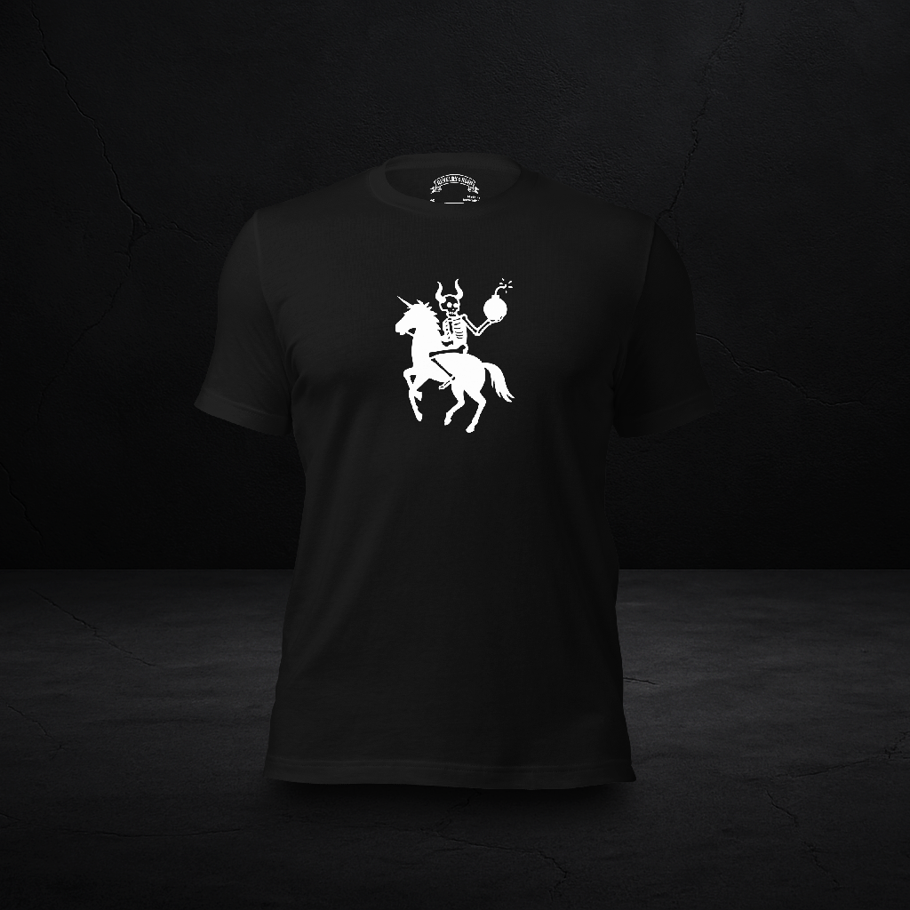 Bomb Wrangler - White Logo Tee