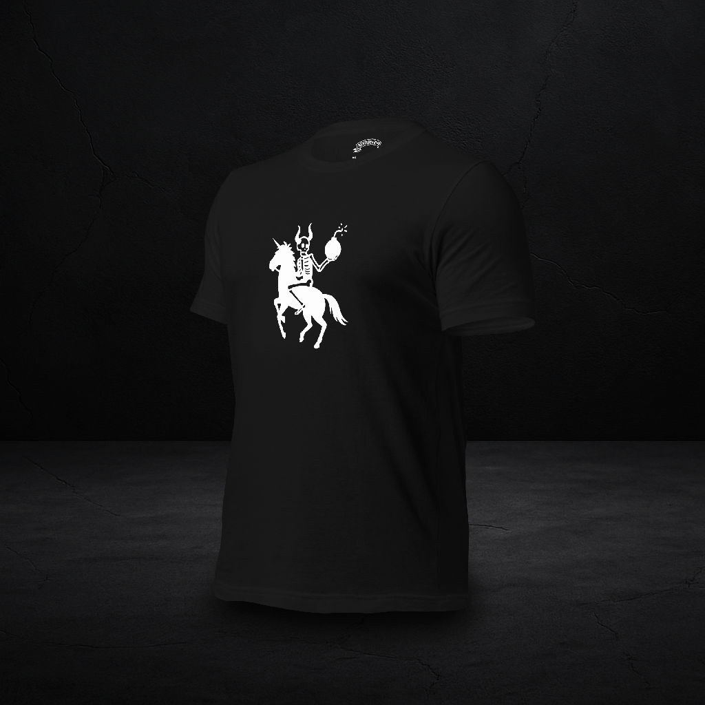 Bomb Wrangler - White Logo Tee