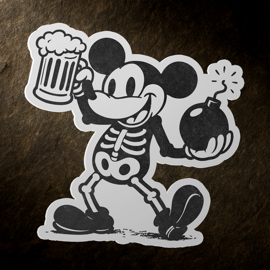 Captain Willie's 3 Day Bender - 3" Sticker (Free Shipping)