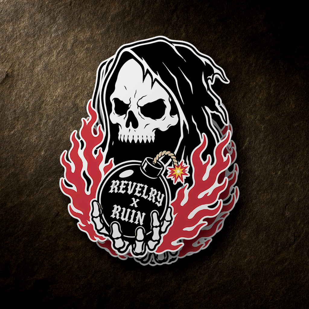 The Grim Fuse - 2.5" Sticker (Free Shipping)