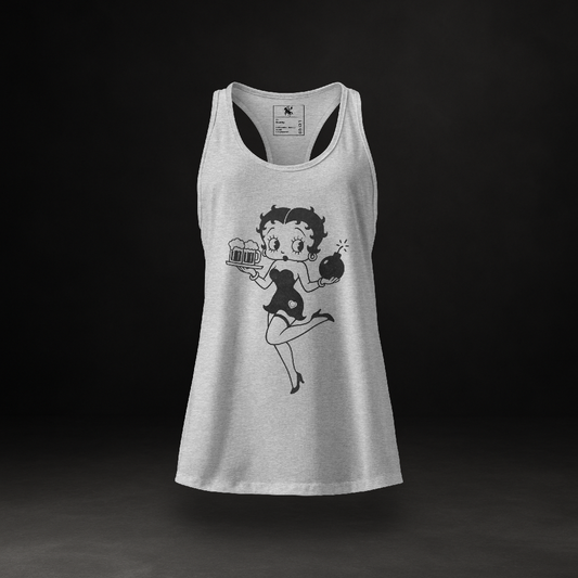 Bouncing Betty - Vintage Racerback Tank