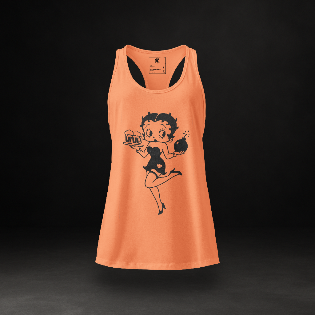 Bouncing Betty - Vintage Racerback Tank