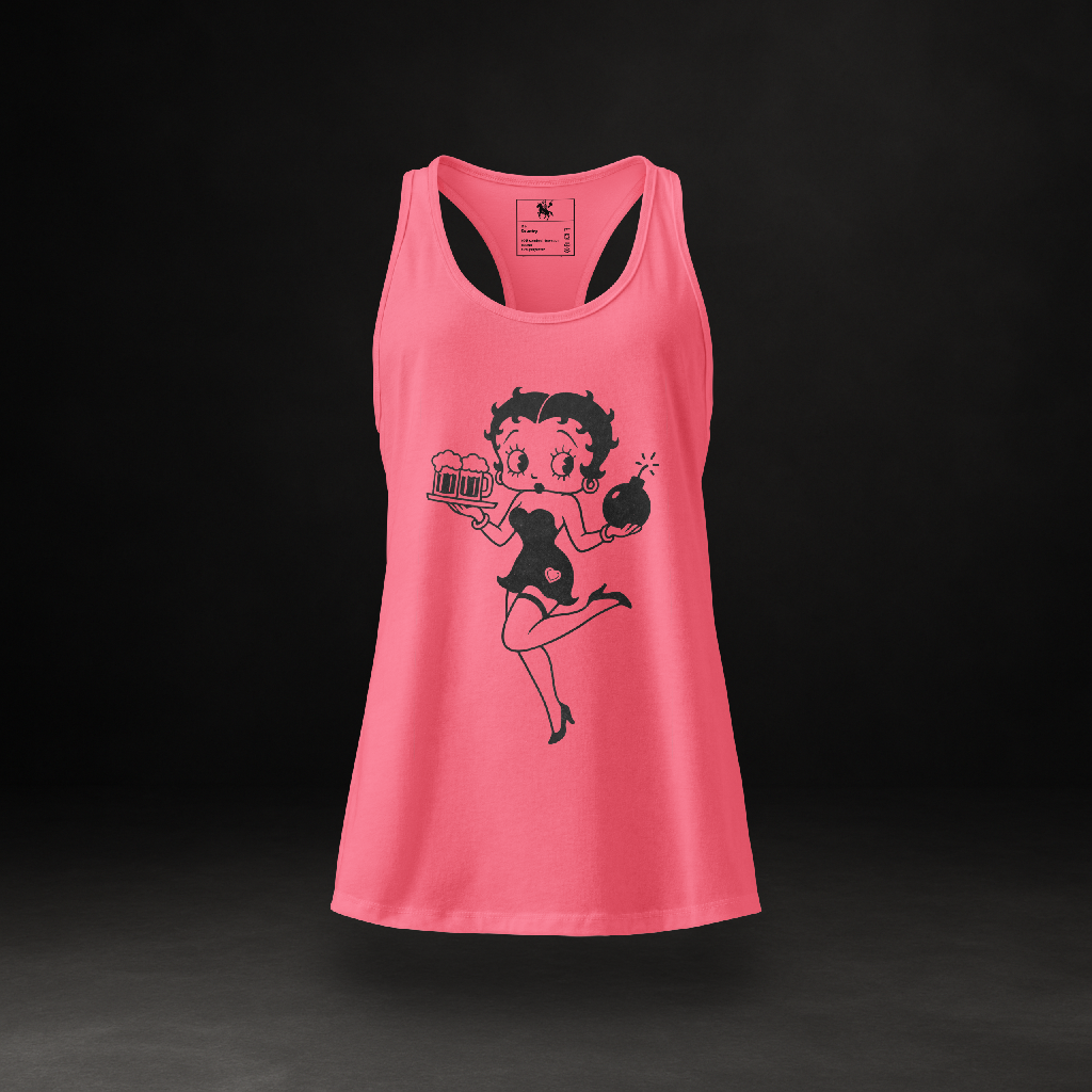 Bouncing Betty - Vintage Racerback Tank