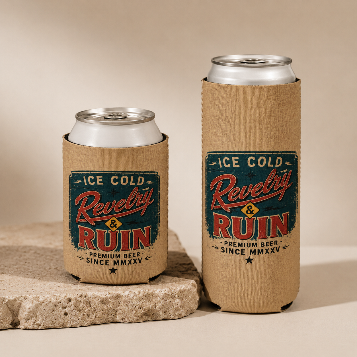 Gas Can Coolie | Retro Gas Station Can Coozie (Can Cooler)